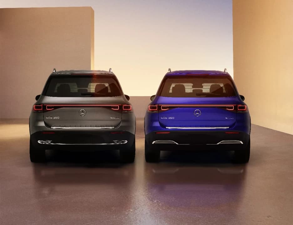2023 Mercedes-Benz EQB SUV Rear View